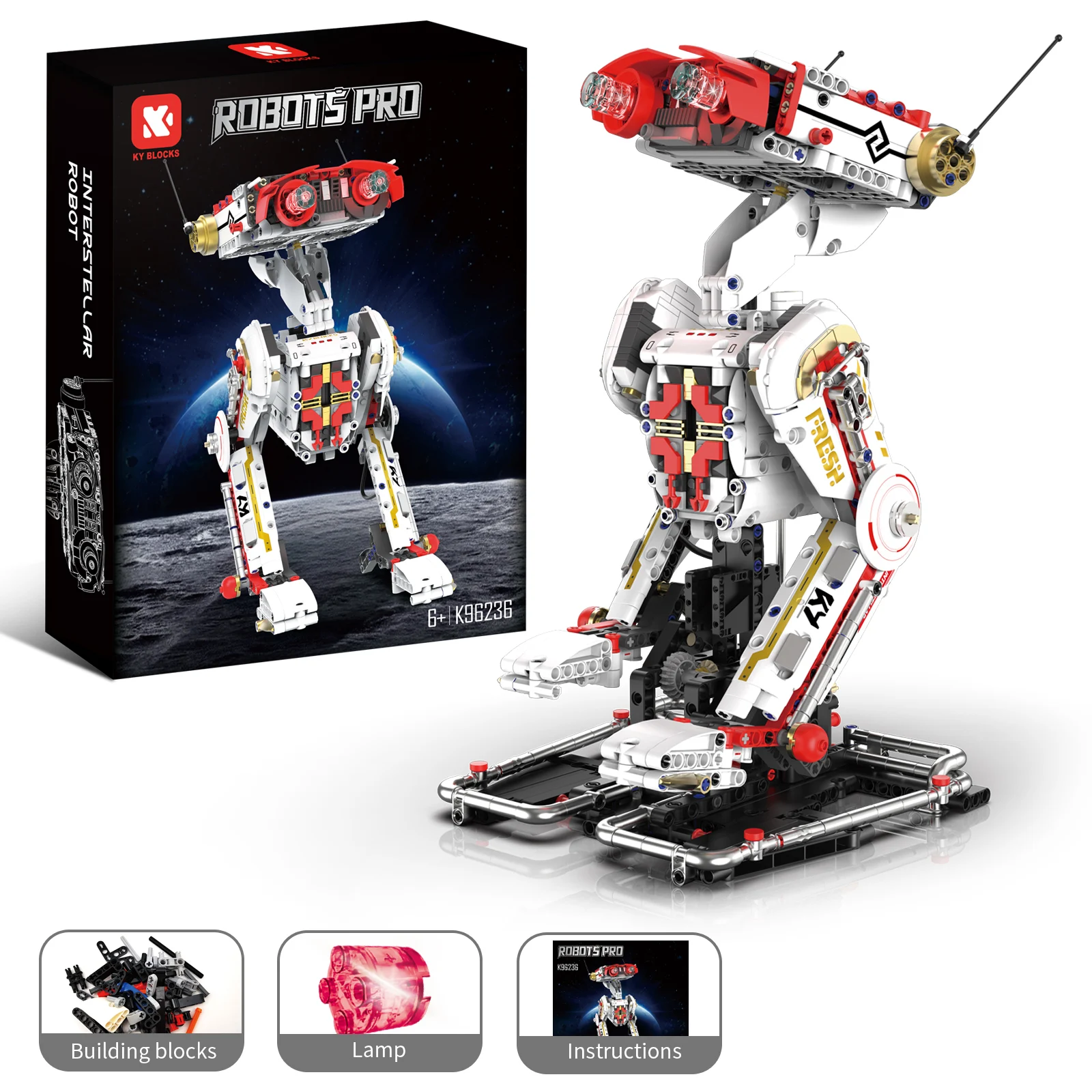 1034PCS Intersidereal Machine Detector Dog Building Blocks Model Kit Small Particle Assembled Toys Kid Holiday Gift 96236
1034PCS Intersidereal Machine Detector Dog Building Blocks Model Kit Small Particle Assembled Toys Kid Holiday Gift 96236