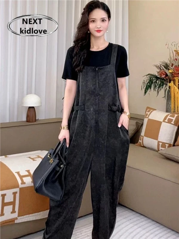 Fashionable Slimming Design Sensation Spring Summer Short Sleeve Romper with Strap Women Set Long Pants round Neck Guf Pink
Fashionable Slimming Design Sensation Spring Summer Short Sleeve Romper with Strap Women Set Long Pants round Neck Guf Pink
