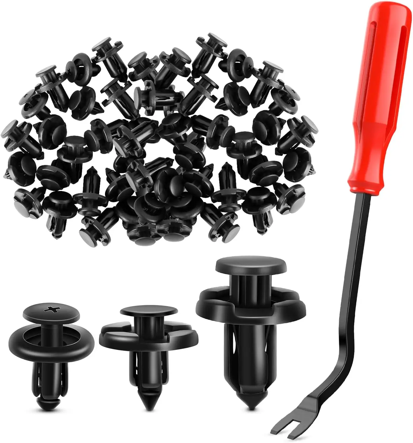 100PCS 7mm 8mm 10mm Push Type Retainer Fasteners Rivets Clips for Subaru OEM 90914-0007 90913-0067 90914-0051 + Remover
100PCS 7mm 8mm 10mm Push Type Retainer Fasteners Rivets Clips for Subaru OEM 90914-0007 90913-0067 90914-0051 + Remover