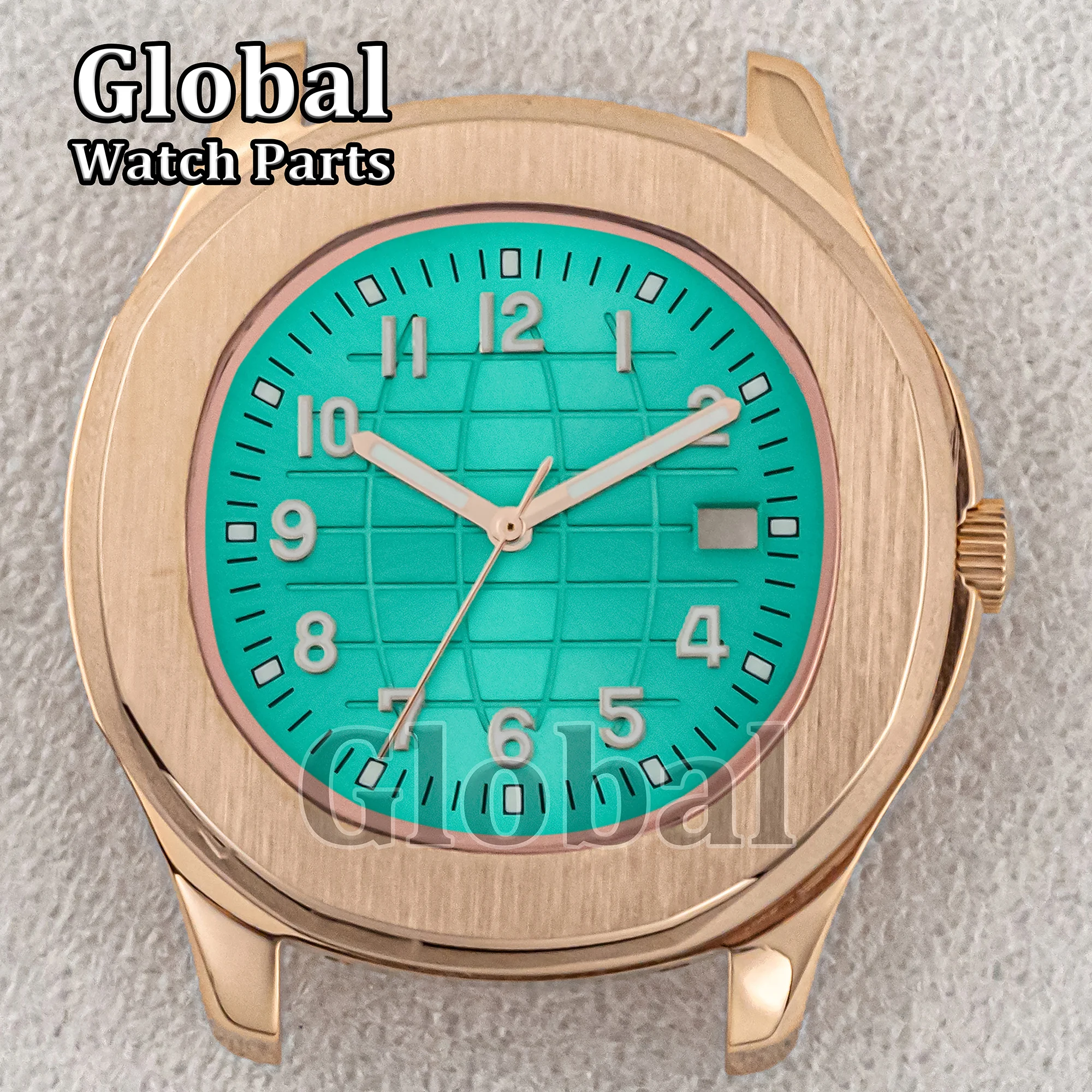 Rose Gold High Quality Stainless Steel Men's 42mm Watch Case 50m Waterproof Glass Bottom Replacement Watch Parts Fit NH35 Moveme
Rose Gold High Quality Stainless Steel Men's 42mm Watch Case 50m Waterproof Glass Bottom Replacement Watch Parts Fit NH35 Moveme