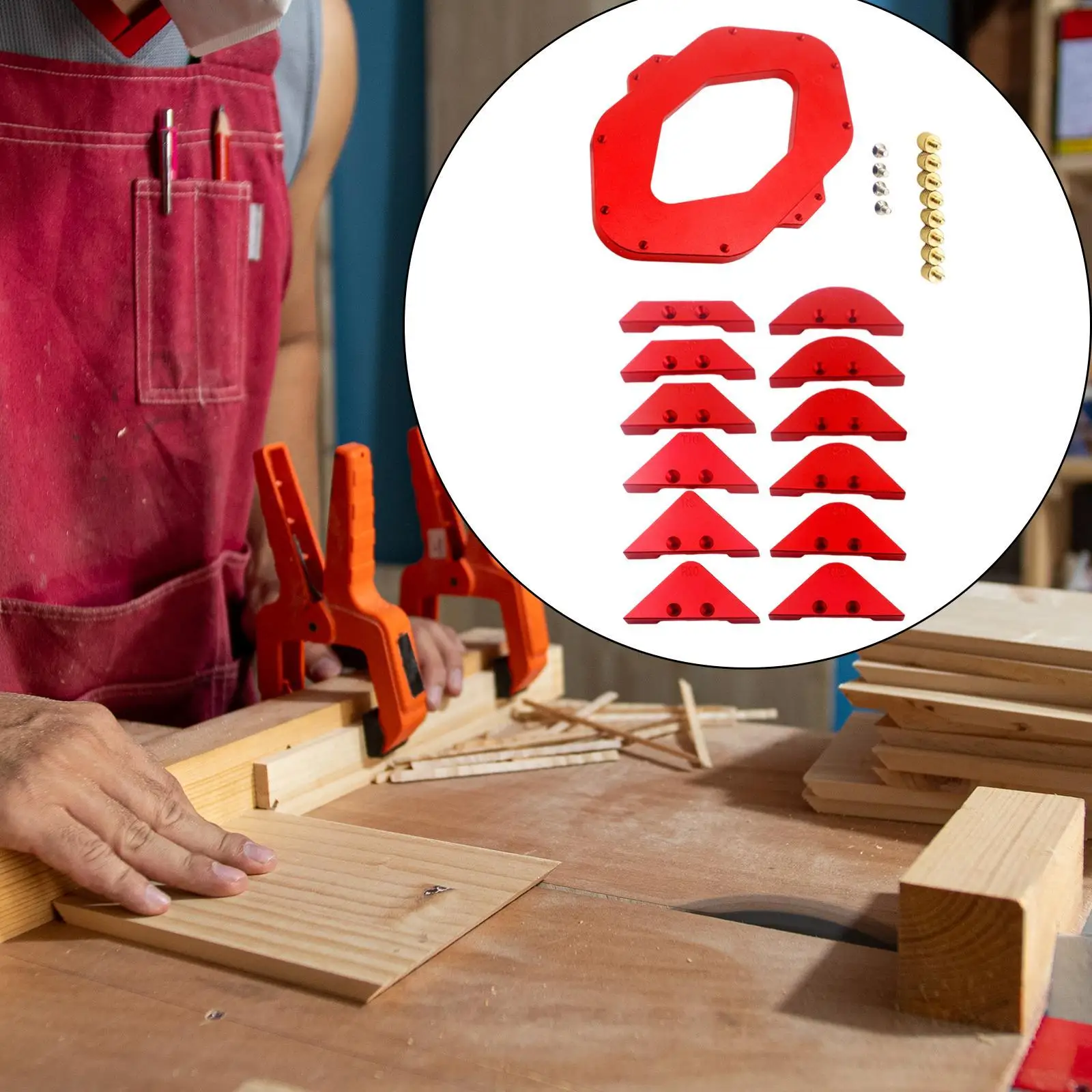 Round Corner Radius Template Corner Routing Template,High Hardness,DIY,Trimming Machine,Sturdy Router Table Corner Radius Jig
Round Corner Radius Template Corner Routing Template,High Hardness,DIY,Trimming Machine,Sturdy Router Table Corner Radius Jig