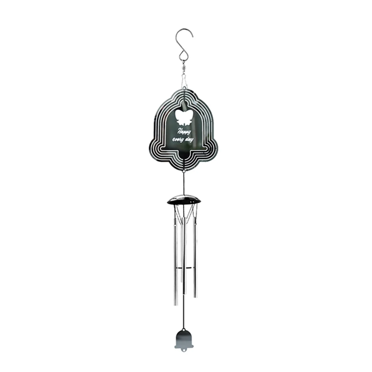 Wind Chimes for Outside Chimes with 3D Wind Spinner, Gifts for Women Men for Garden Backyard
Wind Chimes for Outside Chimes with 3D Wind Spinner, Gifts for Women Men for Garden Backyard