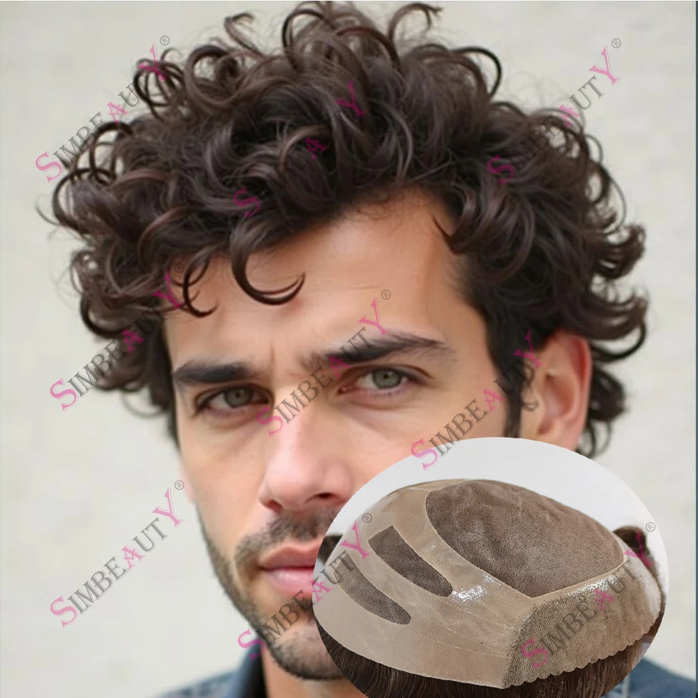 Прочный мужской парик-накладка из 100% натуральных волос NPU Bond, 28 мм, вьющиеся, модель 565 # 17 # Темно-русые, черно-серые, натуральные человеческие волосы, тонкая моно-основа, натуральная линия роста волос
Прочный мужской парик-накладка из 100% натуральных волос NPU Bond, 28 мм, вьющиеся, модель 565 # 17 # Темно-русые, черно-серые, натуральные человеческие волосы, тонкая моно-основа, натуральная линия роста волос