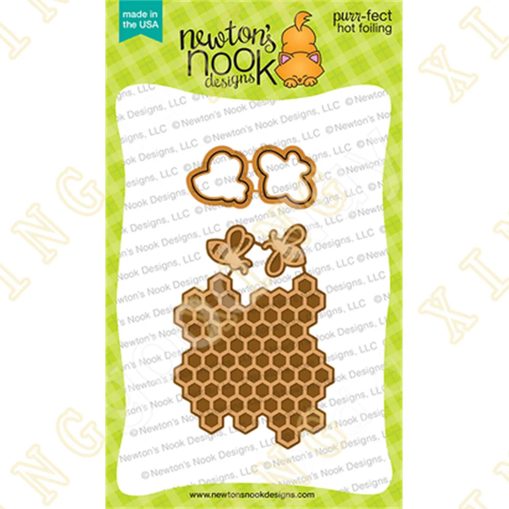 New Honeycomb Hot Foil Plate and Dies Scrapbook Diary Decoration Stencil Embossing Template Diy Greeting Card Handmade
New Honeycomb Hot Foil Plate and Dies Scrapbook Diary Decoration Stencil Embossing Template Diy Greeting Card Handmade