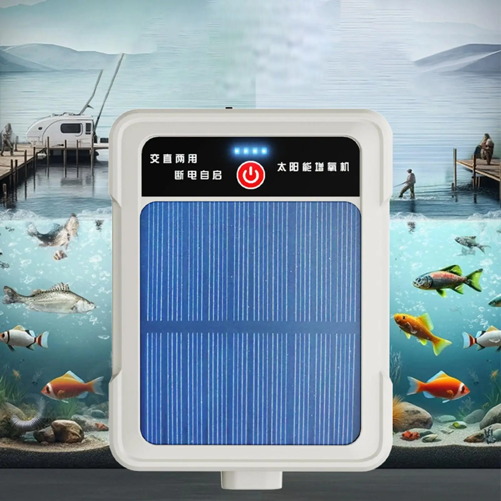 Pond Aerator Solar/USB Rechargeable Portable Waterproof Fish Aerator Aquarium Air Pumps For Home Office Tank Indoor Outdoor Lake
Pond Aerator Solar/USB Rechargeable Portable Waterproof Fish Aerator Aquarium Air Pumps For Home Office Tank Indoor Outdoor Lake