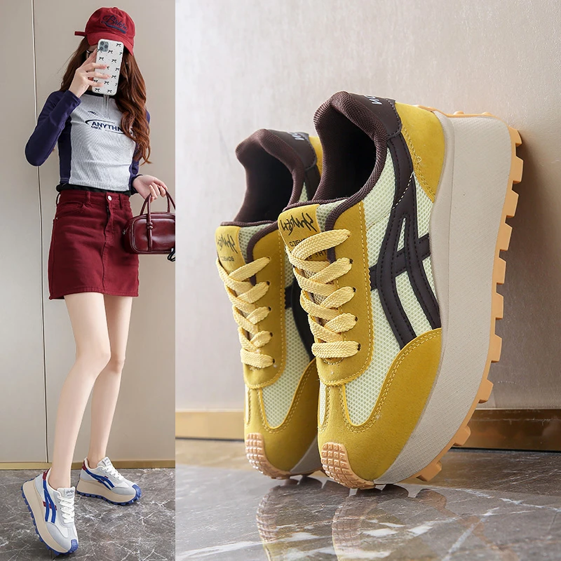 Sneakers Leather Platform Shoes New Fashion Women Leisure Light Anti-slip Green Running Luxury Shoe Fashion Designer Women Shoes
Sneakers Leather Platform Shoes New Fashion Women Leisure Light Anti-slip Green Running Luxury Shoe Fashion Designer Women Shoes