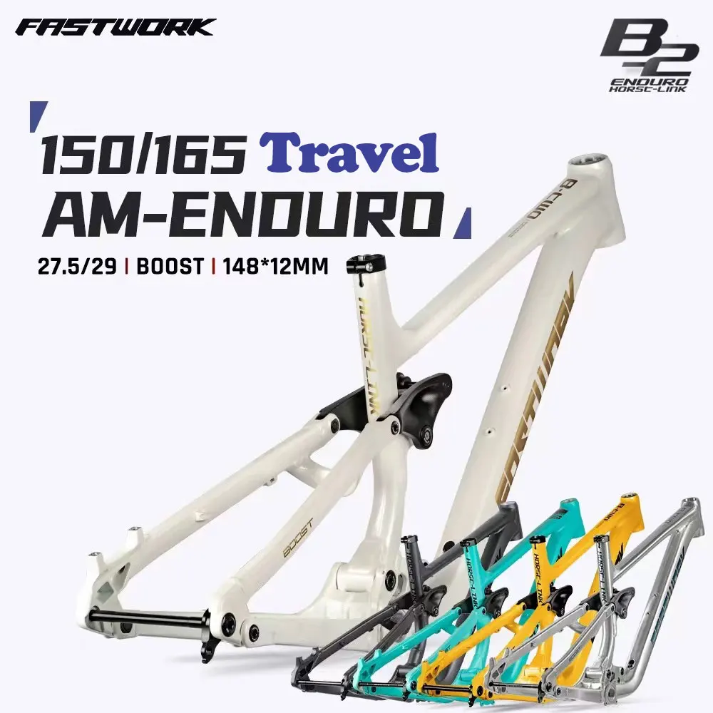 ENDURO Frame Aluminum Full Suspension Frame Soft Tail 27.5 29 Boost 12X148mm 4 Links MTB Rear Shock Downhill AM Enduro Framesets
ENDURO Frame Aluminum Full Suspension Frame Soft Tail 27.5 29 Boost 12X148mm 4 Links MTB Rear Shock Downhill AM Enduro Framesets