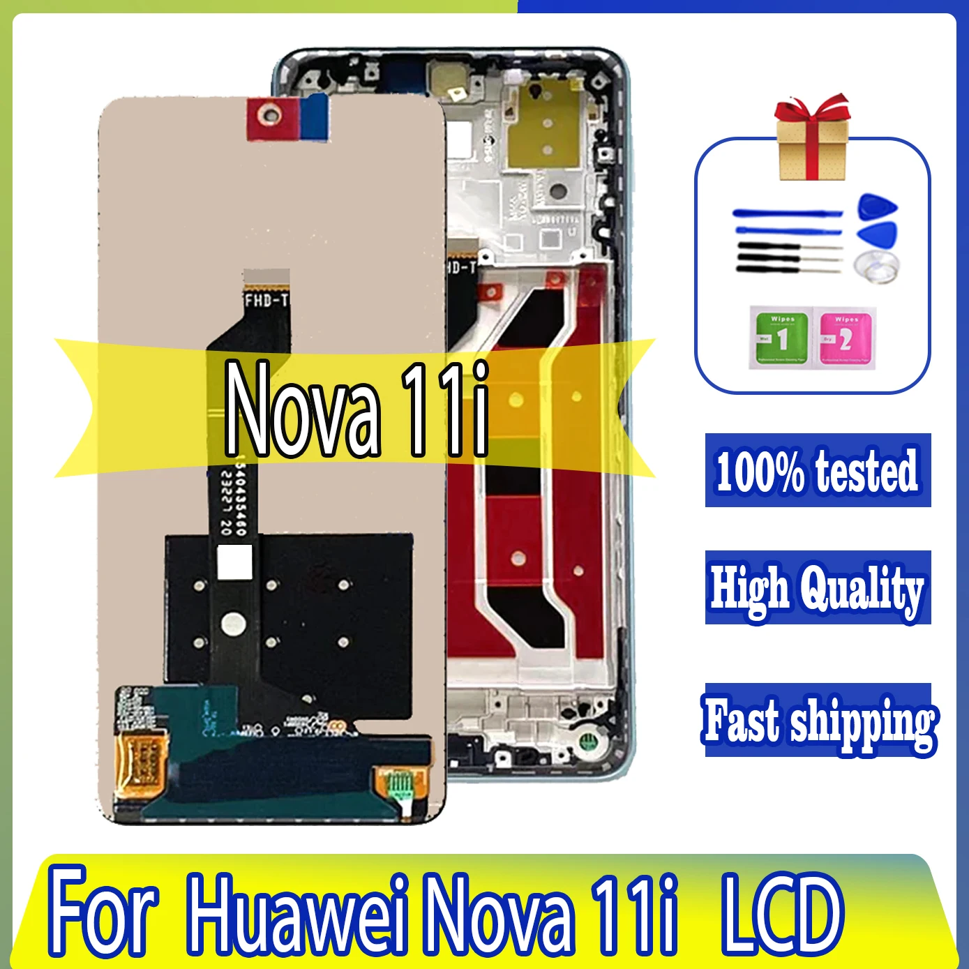 LCD 6.8'' For Huawei nova 11i LCD MAO-LX9N MAO-LX9 Display Touch Screen For Huawei Nova 11i Nova11i LCD Digitizer
LCD 6.8'' For Huawei nova 11i LCD MAO-LX9N MAO-LX9 Display Touch Screen For Huawei Nova 11i Nova11i LCD Digitizer