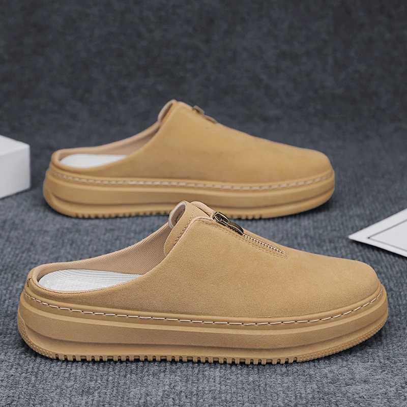 Men's Breathable Spring Casual Driving Loafers Slip-On Half Slippers Sports Shoes Vintage Bean Bean Shoes Comfortable Slip-On
Men's Breathable Spring Casual Driving Loafers Slip-On Half Slippers Sports Shoes Vintage Bean Bean Shoes Comfortable Slip-On