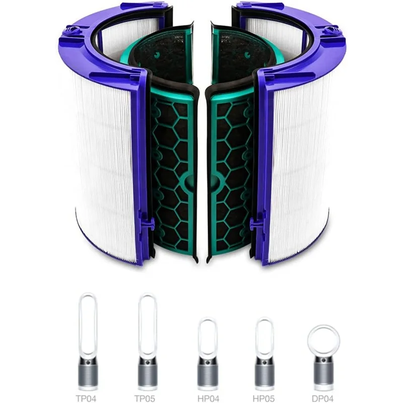Hepa Filter For Dyson HP04 TP04 DP04 TP05 DP05 Pure Cool Purifier Fan HEPA Filter & Activated Carbon Filter Parts Accessories
Hepa Filter For Dyson HP04 TP04 DP04 TP05 DP05 Pure Cool Purifier Fan HEPA Filter & Activated Carbon Filter Parts Accessories