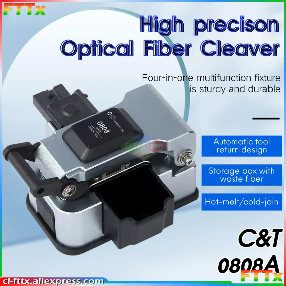 Original Guangsu 0808A Fiber Cleaver Little Black Knife High Precision Optical Fiber Cable Cutting Knife FTTH Fiber Optic Tools
Original Guangsu 0808A Fiber Cleaver Little Black Knife High Precision Optical Fiber Cable Cutting Knife FTTH Fiber Optic Tools