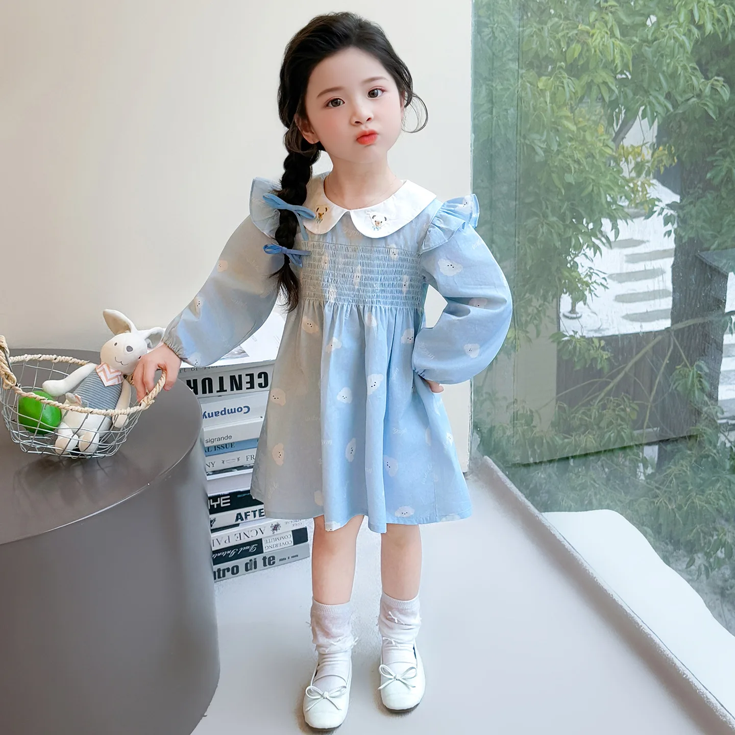 Girls' Spring 2026 New Flower Print Dress
Girls' Spring 2026 New Flower Print Dress