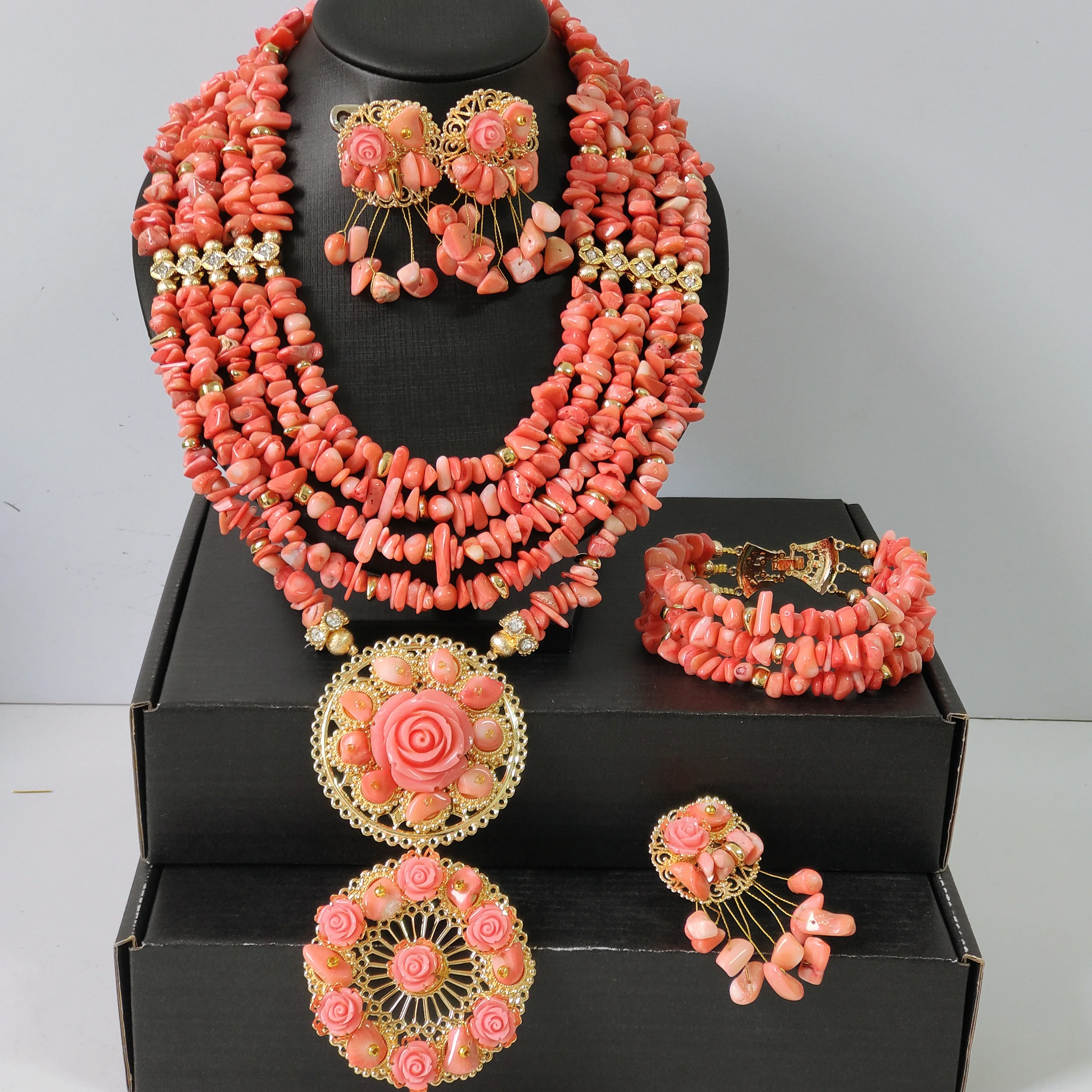 2026 Coral Beaded Jewelry Sets Nigerian Wedding Bride Accessories
2026 Coral Beaded Jewelry Sets Nigerian Wedding Bride Accessories