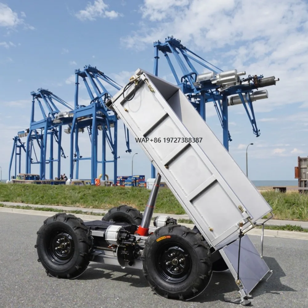 Remote Control Electric Mini 4 Wheels Drive Dumper Small Farm Trailer Vehicle for Ports Logistics Construction Industries
Remote Control Electric Mini 4 Wheels Drive Dumper Small Farm Trailer Vehicle for Ports Logistics Construction Industries