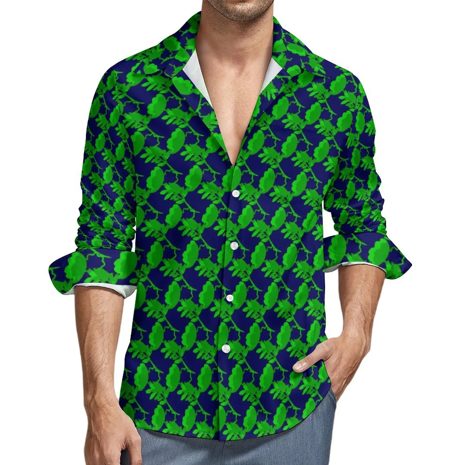 Plants Print Summer Shirt For Men Beach Green Leaves Casual Shirts Short Sleeves Harajuku Custom Vintage Plus Size 6XL Blouses
Plants Print Summer Shirt For Men Beach Green Leaves Casual Shirts Short Sleeves Harajuku Custom Vintage Plus Size 6XL Blouses