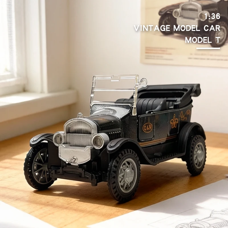 1:36 Alloy Vintage Die-cast Convertible T Classic Car Model Pull Back Car Model Miniature Vehicle Replica For Collection Gift
1:36 Alloy Vintage Die-cast Convertible T Classic Car Model Pull Back Car Model Miniature Vehicle Replica For Collection Gift