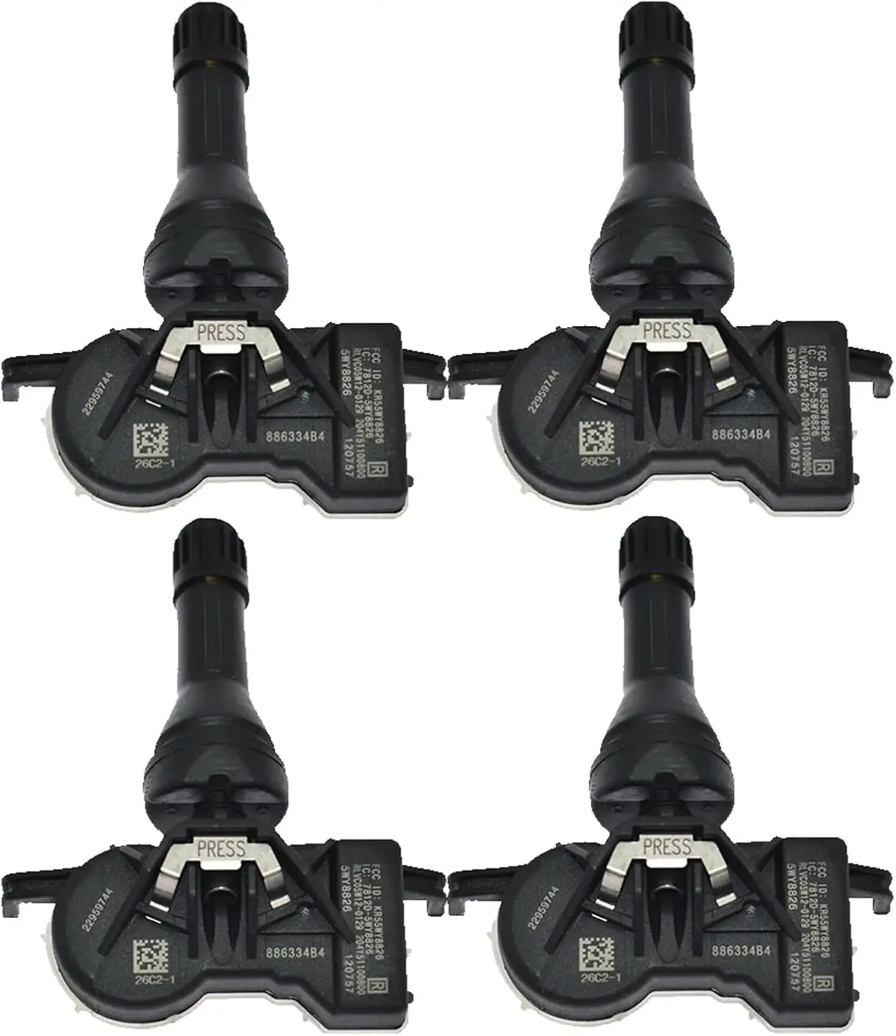 1/4PCS Tire Pressure Sensor 22959744 Compatible with Cadillac ATS Malibu LS LT LTZ(22959744(4PCS))
1/4PCS Tire Pressure Sensor 22959744 Compatible with Cadillac ATS Malibu LS LT LTZ(22959744(4PCS))