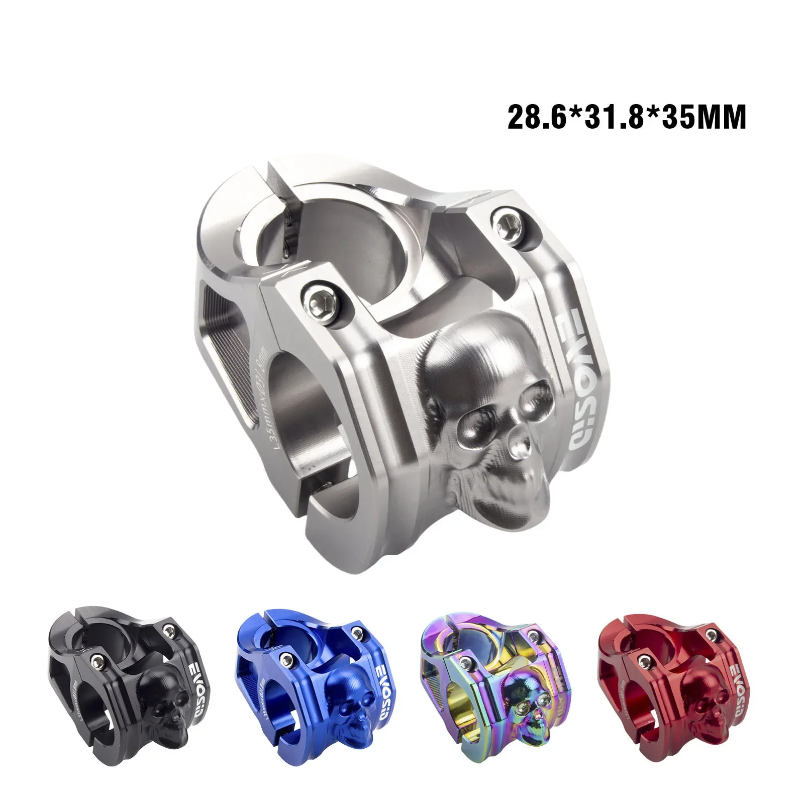 Aluminum Alloy CNC High-strength Dragon Head Skull Handle EVOSID Mountain Handlebar Stem Highway Bicycle Speed Reducer Stem
Aluminum Alloy CNC High-strength Dragon Head Skull Handle EVOSID Mountain Handlebar Stem Highway Bicycle Speed Reducer Stem