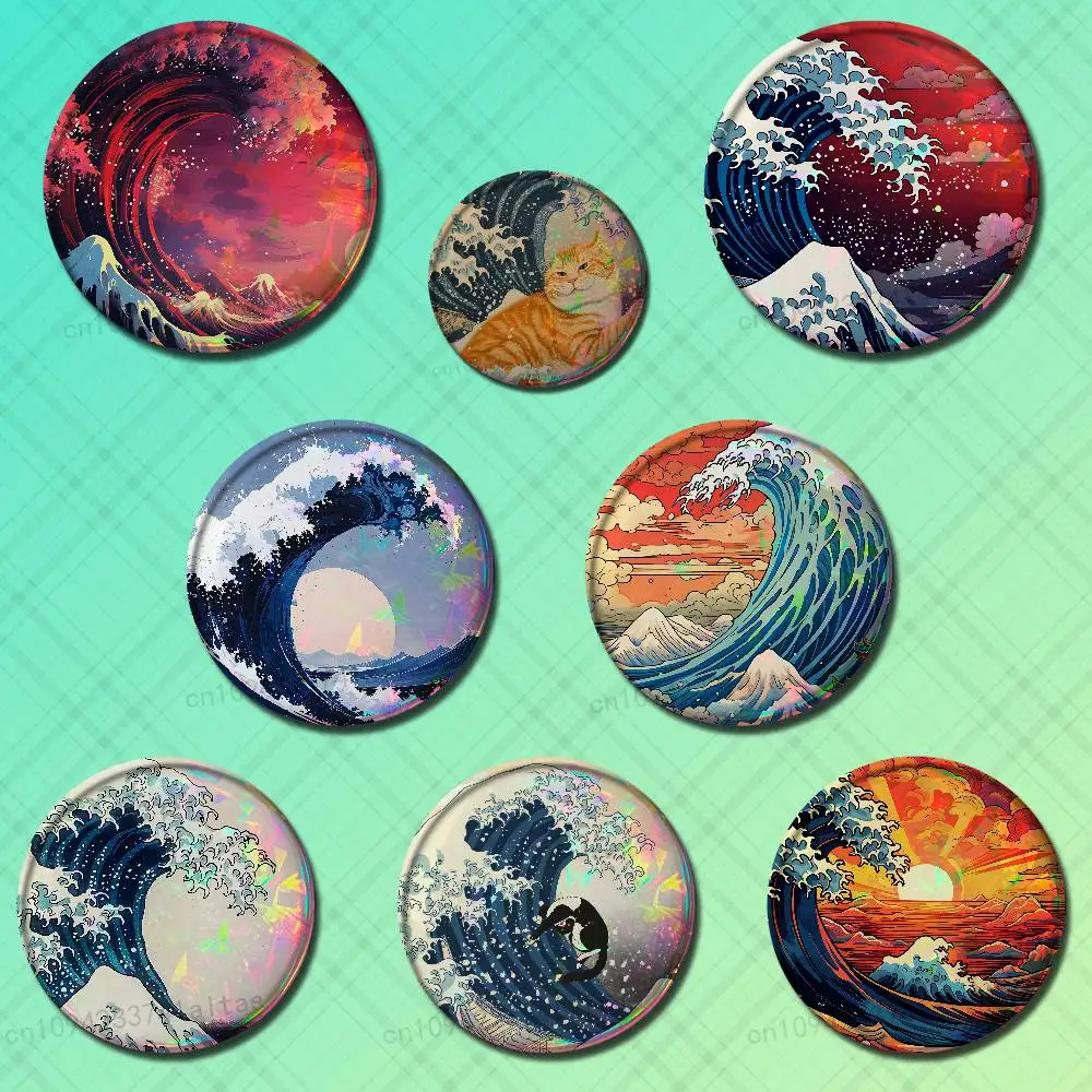 Wave Kanagawa Art Cat Badges 25mm 32mm 44mm 58mm 75mm Round Cosplay Pin Bag Decor Fans Collect Friends Gifts Souvenir
Wave Kanagawa Art Cat Badges 25mm 32mm 44mm 58mm 75mm Round Cosplay Pin Bag Decor Fans Collect Friends Gifts Souvenir