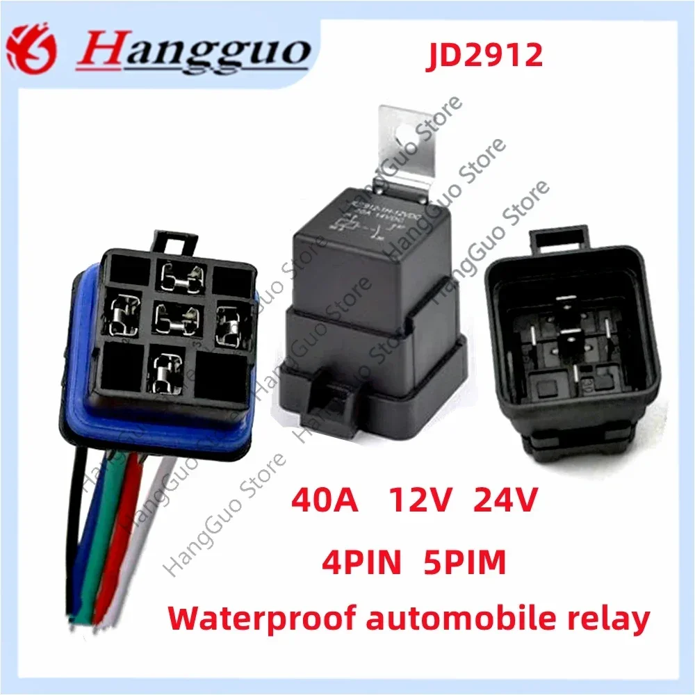 2PCS/Lot O riginal brand new 40A automotive relay 12V24V40A waterproof integrated relay four pin five pin including socket
2PCS/Lot O riginal brand new 40A automotive relay 12V24V40A waterproof integrated relay four pin five pin including socket