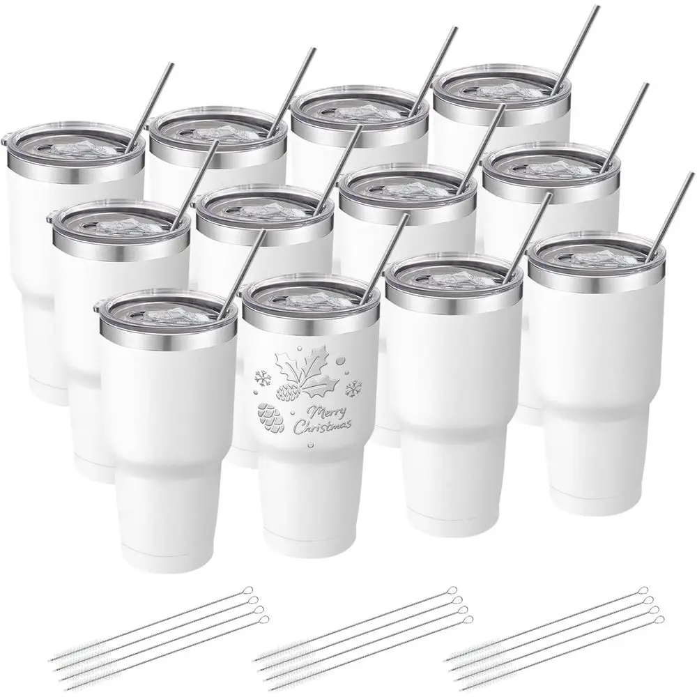 30oz Powder Coated Stainless Steel Double Wall Insulated Travel Tumbler with Lid, Laser Engraving DIY Gift
30oz Powder Coated Stainless Steel Double Wall Insulated Travel Tumbler with Lid, Laser Engraving DIY Gift