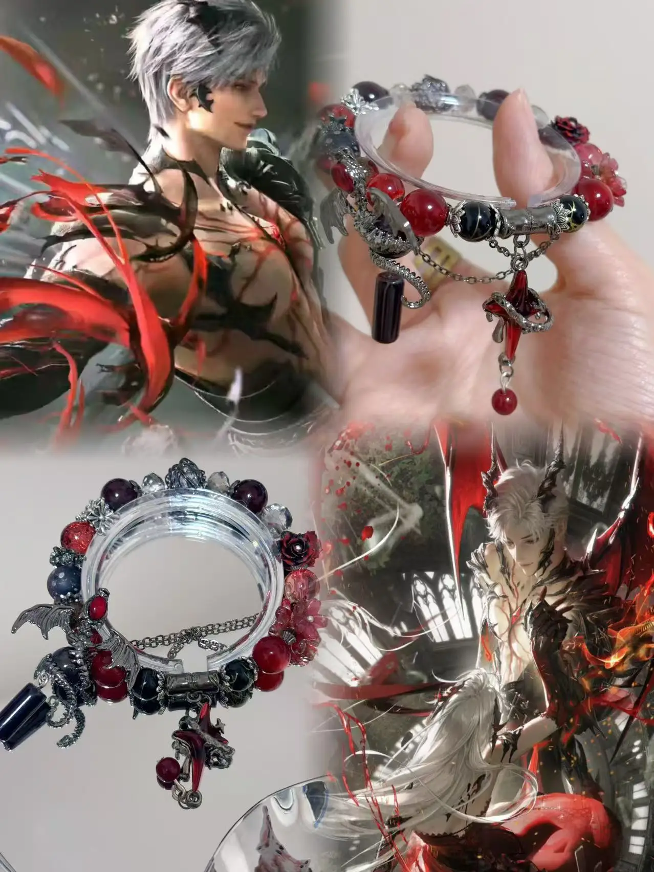 Anime Love and Deepspace Sylus Cosplay Dragon Accessories Bead Bracelet Cartoon Handmade Beaded Bracelets Hand Chain Xmas Gift
Anime Love and Deepspace Sylus Cosplay Dragon Accessories Bead Bracelet Cartoon Handmade Beaded Bracelets Hand Chain Xmas Gift