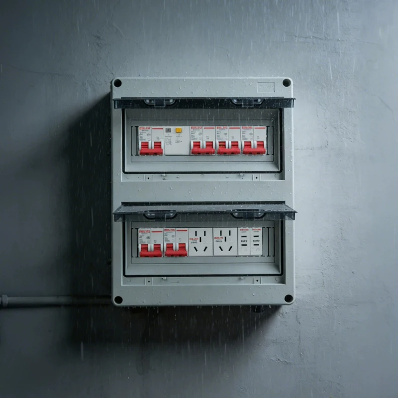 Outdoor rainproof surface mounted plastic distribution box 18 circuit circuit breaker leakage protection distribution box
Outdoor rainproof surface mounted plastic distribution box 18 circuit circuit breaker leakage protection distribution box