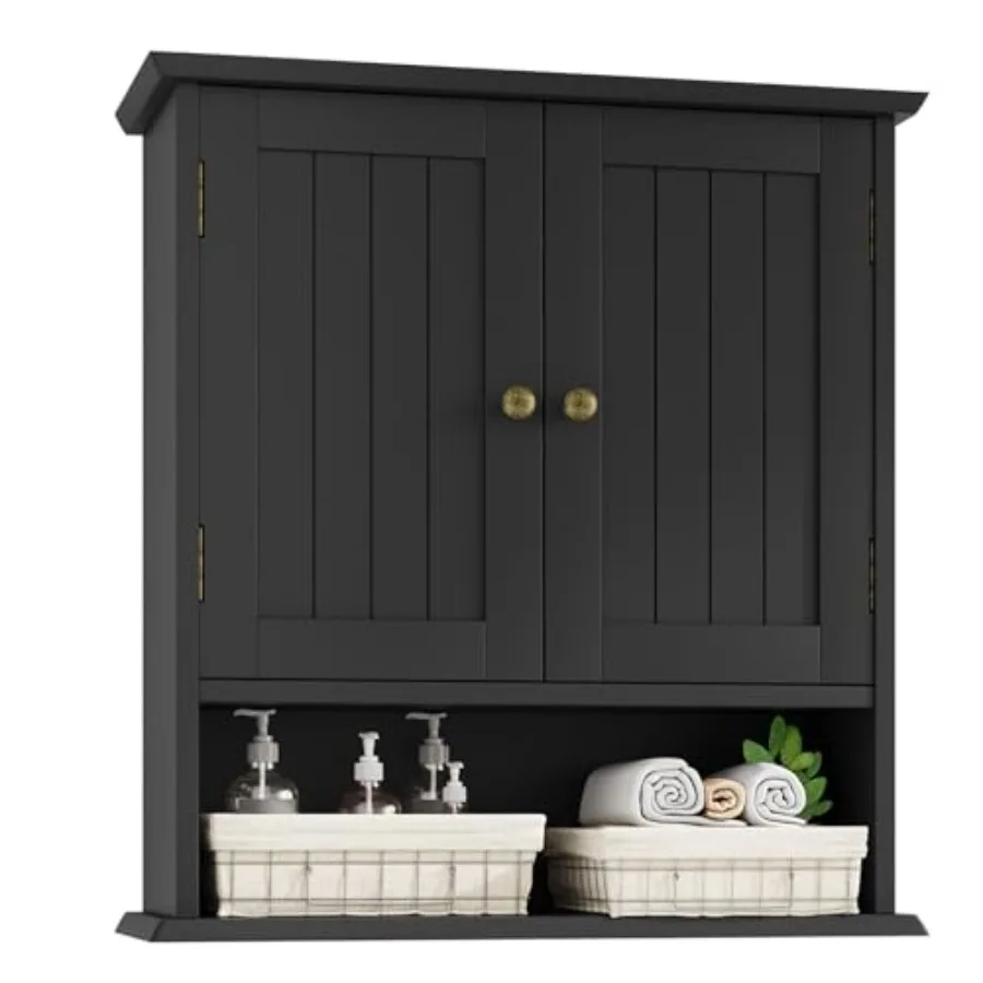 Mount 2 Doors and Open Shelf, Over The Toilet Wall Storage, Wooden Medicine Cabinets
Mount 2 Doors and Open Shelf, Over The Toilet Wall Storage, Wooden Medicine Cabinets