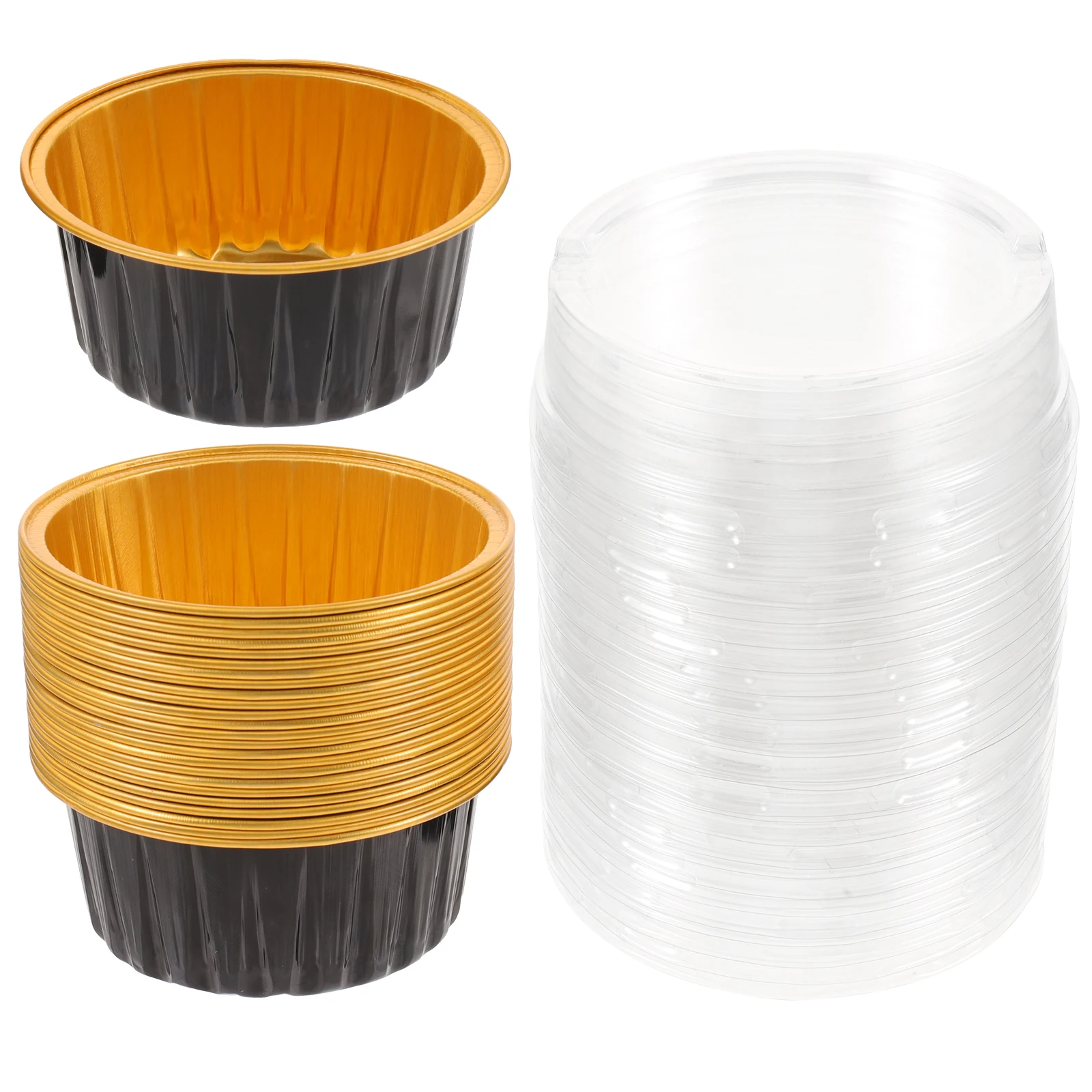 25 Sets Baking Pan Mold Cups Muffin Aluminum Cupcake Foil Containers Pet Liners Disposable Baking Cups Cake Boxes Food Pans
25 Sets Baking Pan Mold Cups Muffin Aluminum Cupcake Foil Containers Pet Liners Disposable Baking Cups Cake Boxes Food Pans