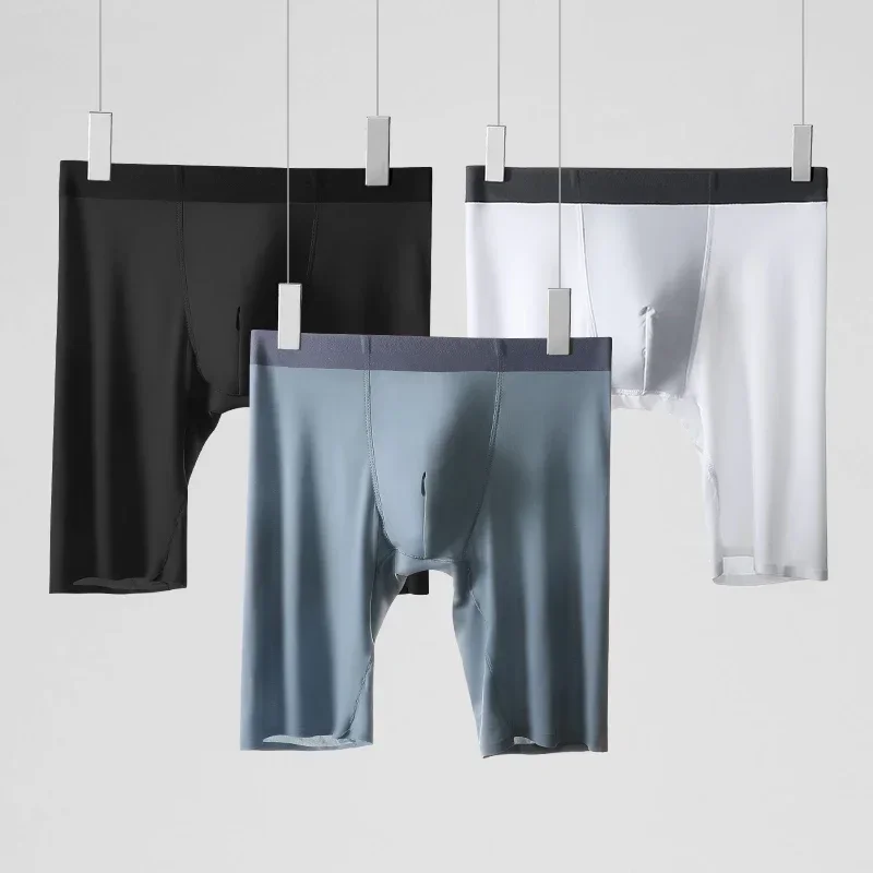 5PCS Men's sports briefs Men's summer ice silk quick drying lengthened anti-wear legs add fat loose square short shorts head
5PCS Men's sports briefs Men's summer ice silk quick drying lengthened anti-wear legs add fat loose square short shorts head