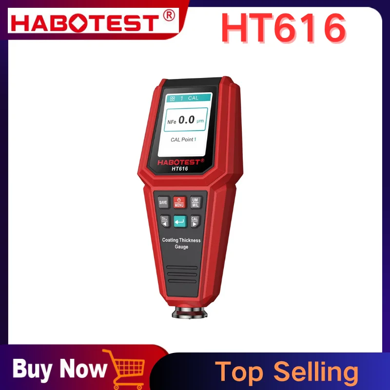 HABOTEST Car Paint Thickness Gauge 0.1 Micron 0-1500UM Fe&NFe 256 Data Paint Thickness Tester Coating Meter Automotive Tools
HABOTEST Car Paint Thickness Gauge 0.1 Micron 0-1500UM Fe&NFe 256 Data Paint Thickness Tester Coating Meter Automotive Tools