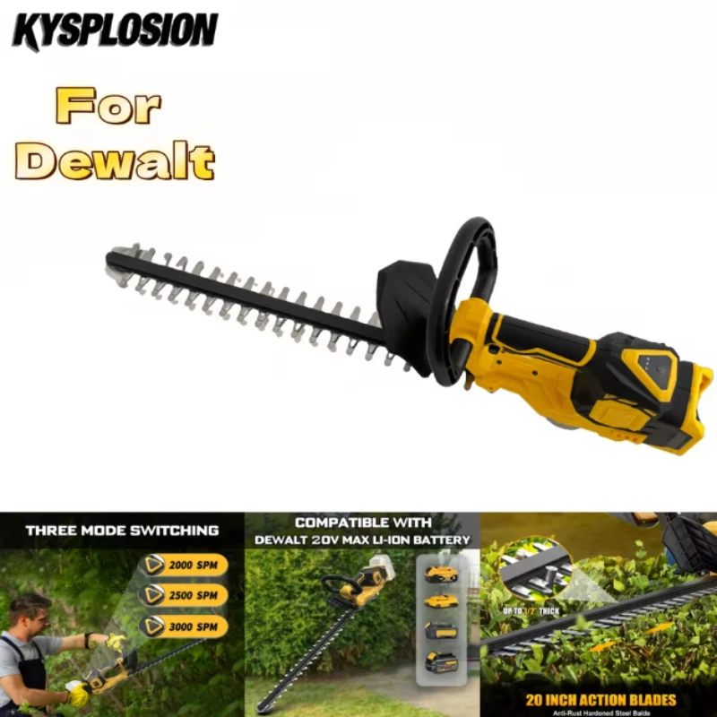 Wireless Electric Hedge Trimmer Double Edged Trimmer MultiFunctional Lithium Battery Pruning Shears Home Garden Pruning Tool
Wireless Electric Hedge Trimmer Double Edged Trimmer MultiFunctional Lithium Battery Pruning Shears Home Garden Pruning Tool
