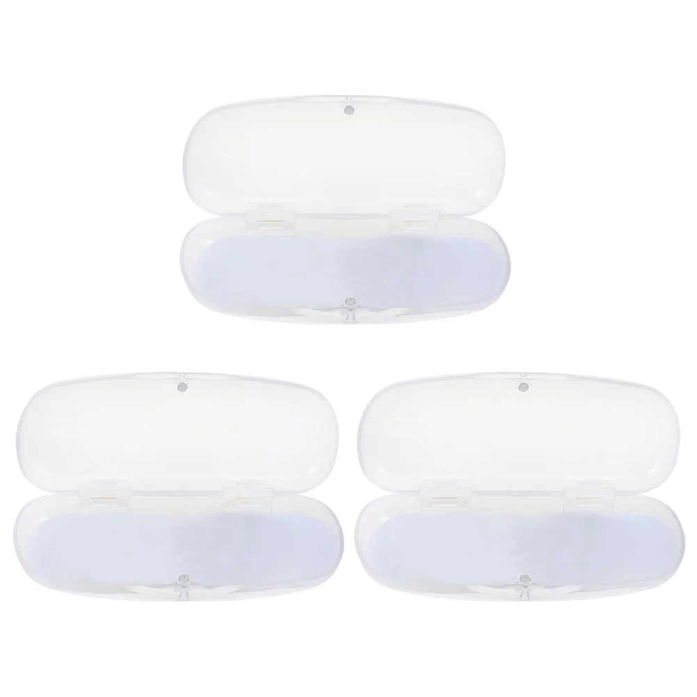 3 Pcs Transparent Frosted Glasses Case Lightweight Portable Eyewear Protector Design Practical Gift Eyeglass
3 Pcs Transparent Frosted Glasses Case Lightweight Portable Eyewear Protector Design Practical Gift Eyeglass