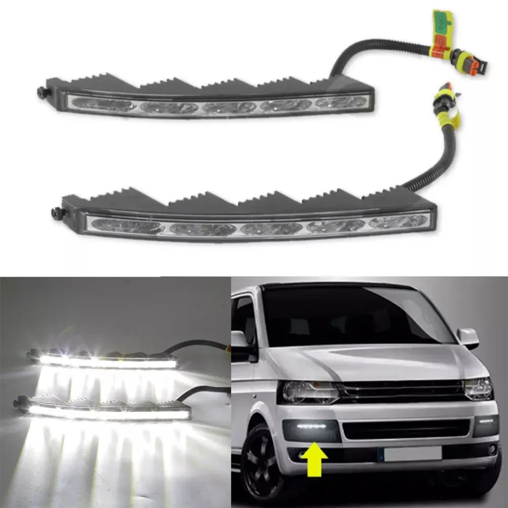 Pair Car LED Daytime Running Light For DRL Bumper Fog Lamp Signal Lamp For Toyota FJ200 08-13 For T5 2010-2015
Pair Car LED Daytime Running Light For DRL Bumper Fog Lamp Signal Lamp For Toyota FJ200 08-13 For T5 2010-2015