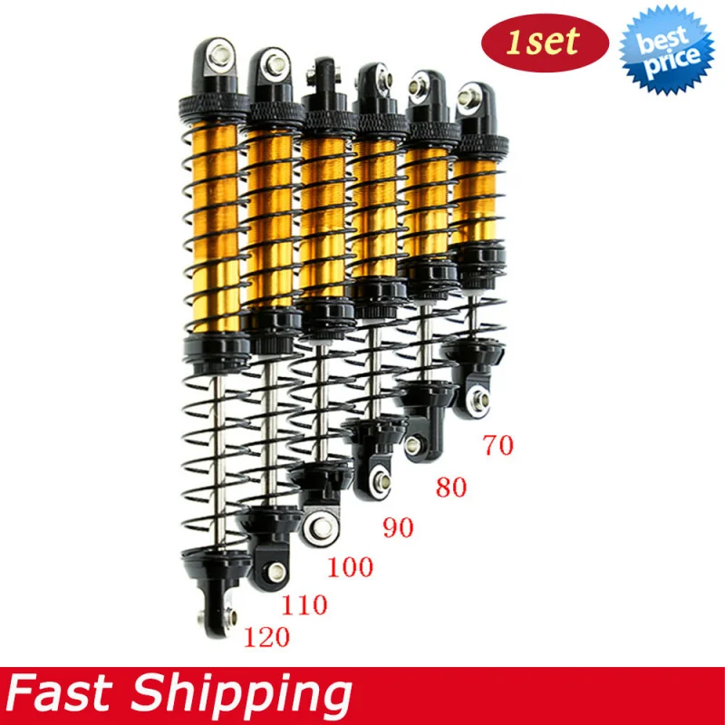 Metal 70-120mm Shock Absorber Oil Damper for 1/10 Traxxas Axial SCX10 90046 AXI03007 TRX4 TRX6 RC Crawler Car Upgrade Parts
Metal 70-120mm Shock Absorber Oil Damper for 1/10 Traxxas Axial SCX10 90046 AXI03007 TRX4 TRX6 RC Crawler Car Upgrade Parts