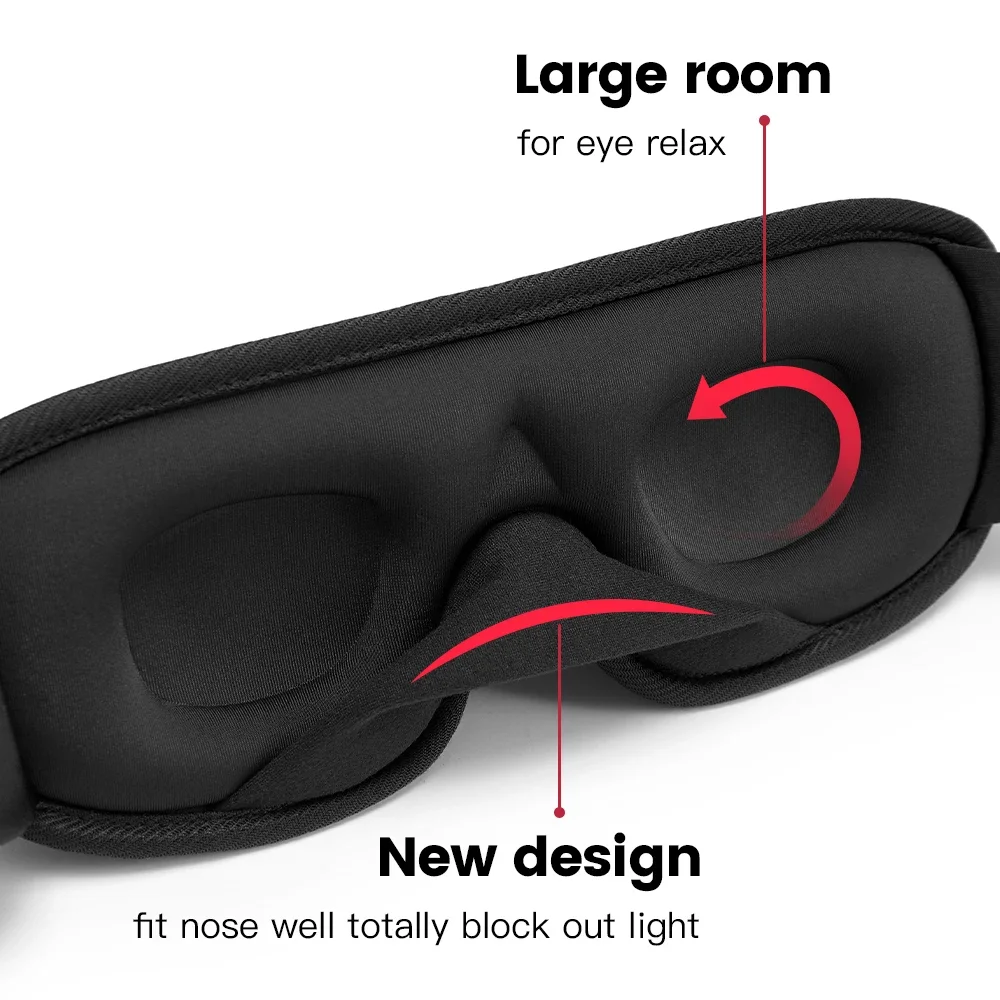 3D Sleeping Mask Block Out Light Sleep Mask For Eyes Slaapmasker Eye Shade Blindfold Sleeping Aid Face Mask Eyepatch
3D Sleeping Mask Block Out Light Sleep Mask For Eyes Slaapmasker Eye Shade Blindfold Sleeping Aid Face Mask Eyepatch
