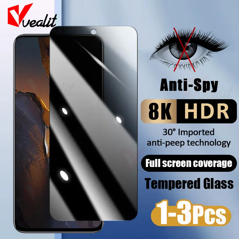 1-3PCS Privacy Protective Glass For Xiaomi Poco F5 F4 F3 X5 X4 GT X3 NFC Screen Protector For Poco M4 M5S M6 Pro C65 C55 C51 C50
1-3PCS Privacy Protective Glass For Xiaomi Poco F5 F4 F3 X5 X4 GT X3 NFC Screen Protector For Poco M4 M5S M6 Pro C65 C55 C51 C50