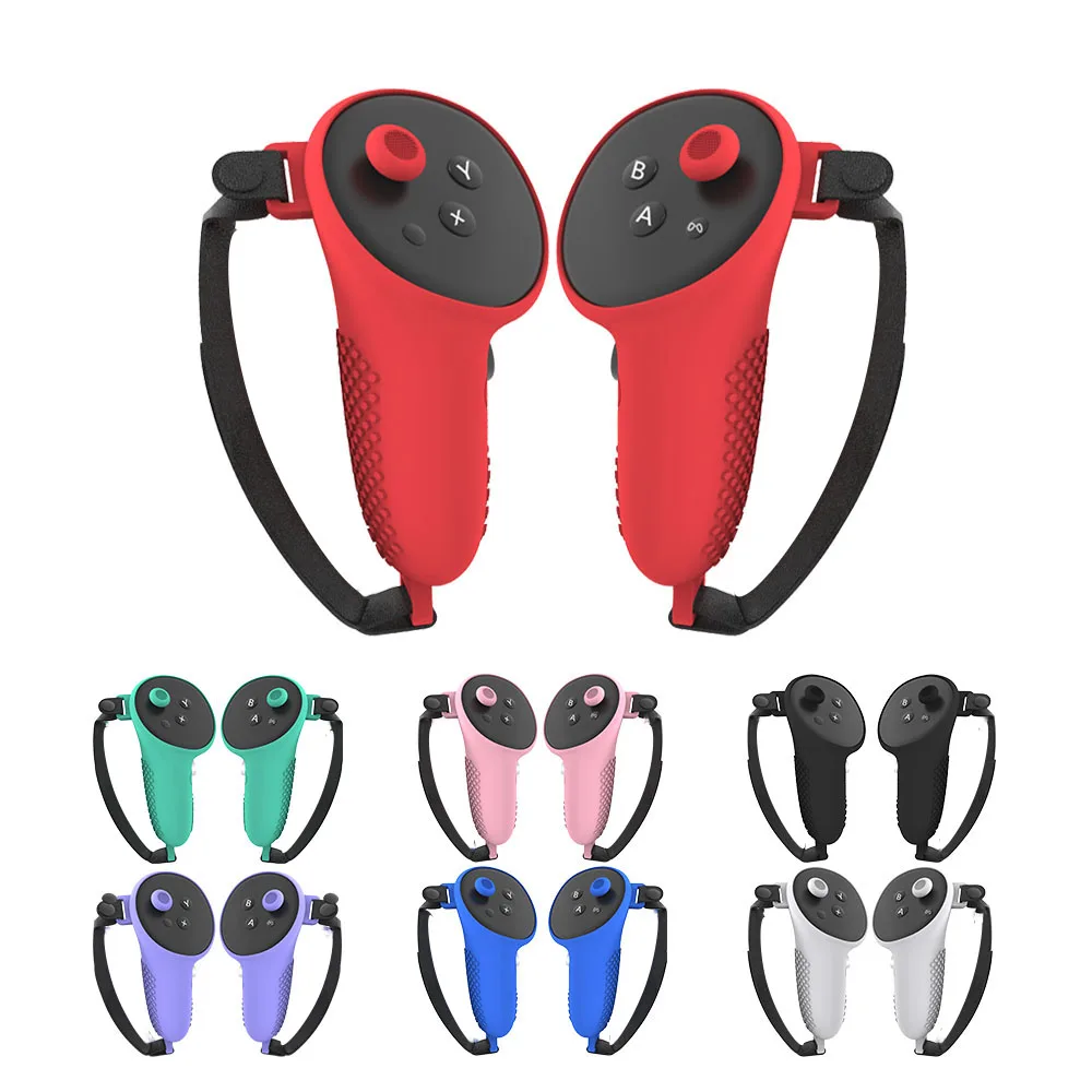 VR Controller Silicone Protective Cover Handle Grip Shell Full Protective For Meta Quest 3 VR Accessories
VR Controller Silicone Protective Cover Handle Grip Shell Full Protective For Meta Quest 3 VR Accessories