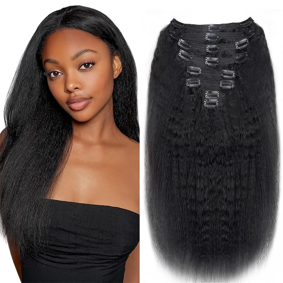 Кудрявые прямые клипсы для наращивания человеческих волос # 1B натуральный черный цвет 120 грамм/набор 8 шт. бесшовные утки 100% натуральные человеческие волосы
Кудрявые прямые клипсы для наращивания человеческих волос # 1B натуральный черный цвет 120 грамм/набор 8 шт. бесшовные утки 100% натуральные человеческие волосы