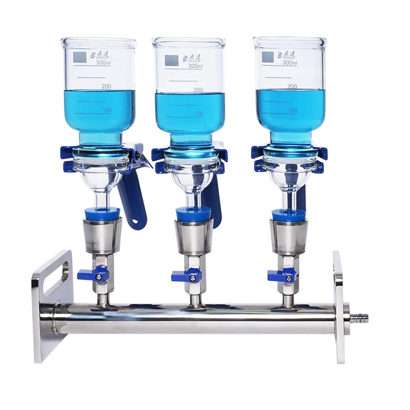 3 Branch Glass Funnel Manifolds Vacuum Filtration System High Quality Lab Use Efficient Liquid-Separation Filter
3 Branch Glass Funnel Manifolds Vacuum Filtration System High Quality Lab Use Efficient Liquid-Separation Filter