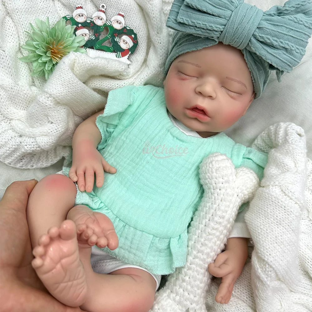 18" Realistic Reborn Baby Doll Full Body Silicone Newborn Girl Lifelike Soft Skin Reborn Baby Doll Toy Gift For Great Kids Gift
18" Realistic Reborn Baby Doll Full Body Silicone Newborn Girl Lifelike Soft Skin Reborn Baby Doll Toy Gift For Great Kids Gift