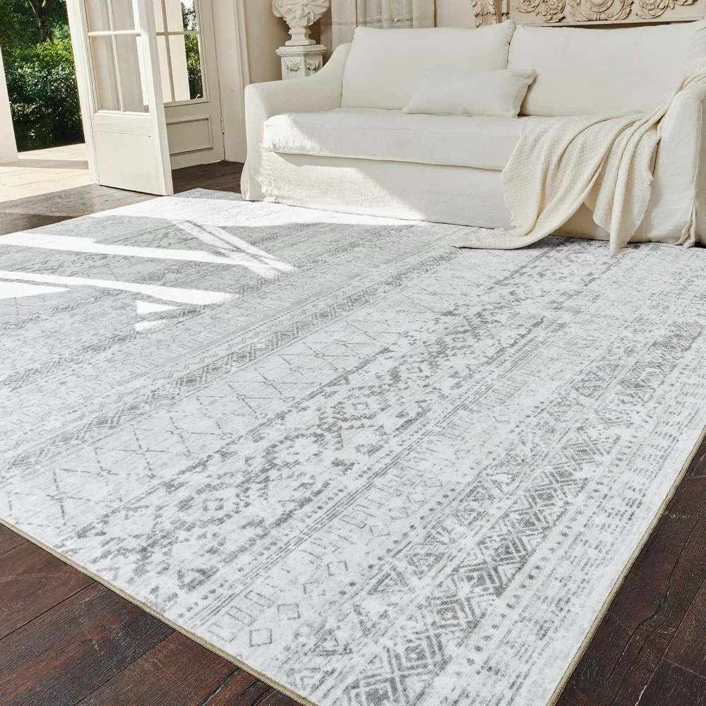 Area Rugs for Living Room - 5x8 Machine Washable Boho Moroccan Rug Distressed Neutral Carpet Non Slip Soft Indoor Rug
Area Rugs for Living Room - 5x8 Machine Washable Boho Moroccan Rug Distressed Neutral Carpet Non Slip Soft Indoor Rug