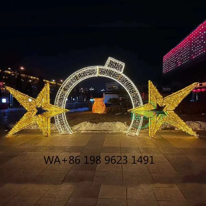 3D LED PVC Christmas Star Light Multi Color Outdoor Landscape Wedding Commercial Festival Event Decoration
3D LED PVC Christmas Star Light Multi Color Outdoor Landscape Wedding Commercial Festival Event Decoration