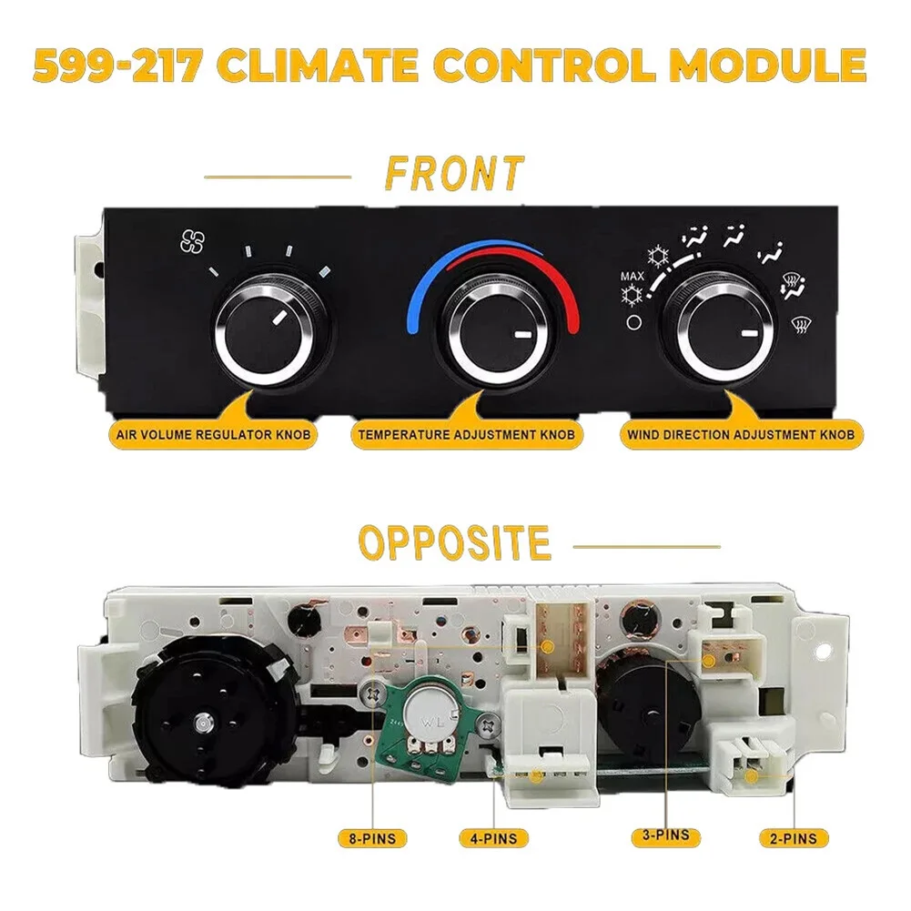 AC Heater Climate Control Module Compatible with For Chevrolet 1996-2005 G30 1996 C4500 C5500 C6500 C7500 2003-2009
AC Heater Climate Control Module Compatible with For Chevrolet 1996-2005 G30 1996 C4500 C5500 C6500 C7500 2003-2009