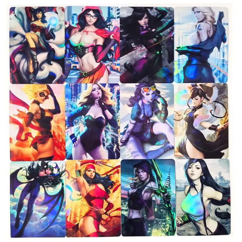 55pcs/set Anime Pretty Girl DIY self-made color flash card Anime Game Collection Card Gift Toy
55pcs/set Anime Pretty Girl DIY self-made color flash card Anime Game Collection Card Gift Toy