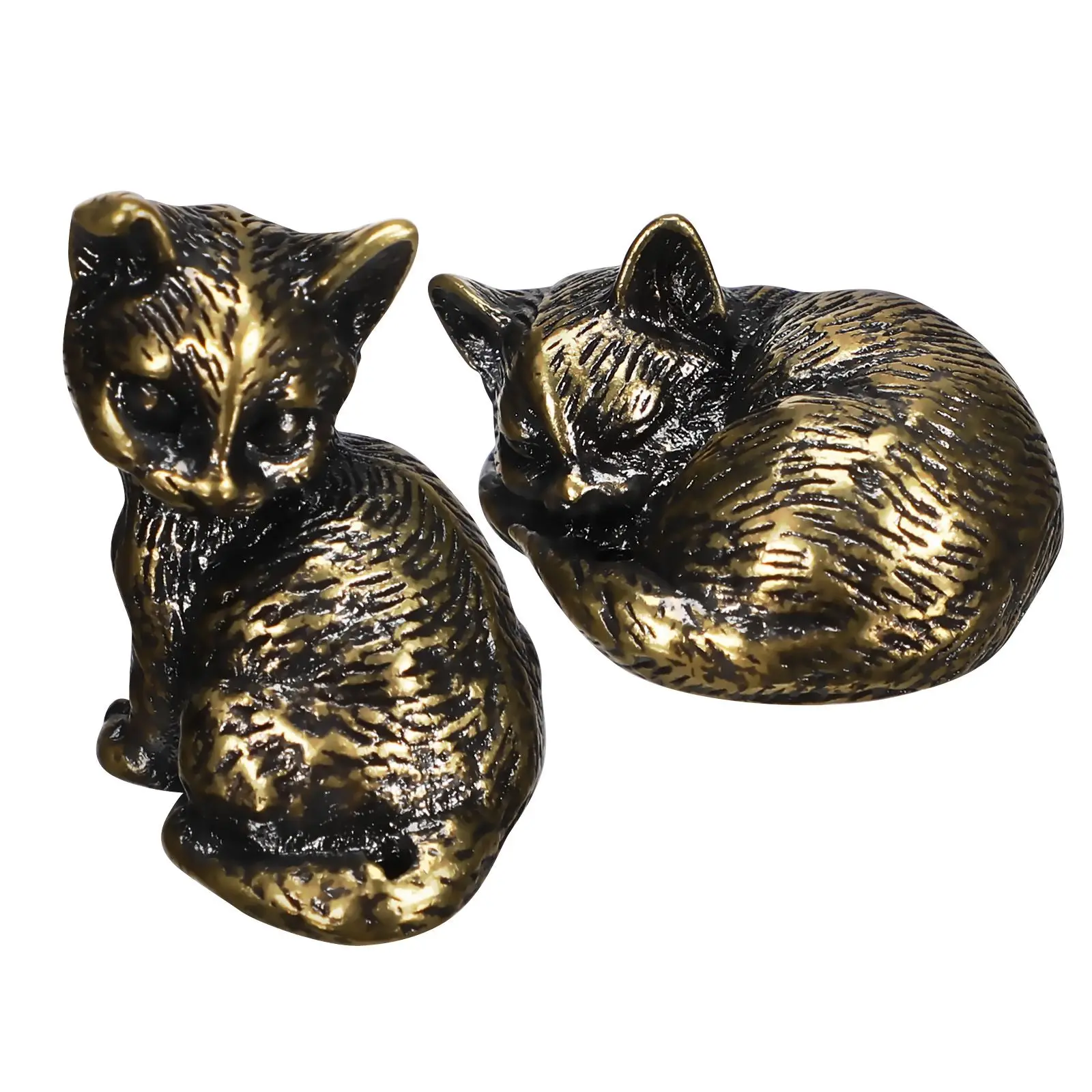 2 Pcs Brass Kitten Animals Garden Dollhouse Cat Accessories Table Figure Figurines Miniature Cats
2 Pcs Brass Kitten Animals Garden Dollhouse Cat Accessories Table Figure Figurines Miniature Cats