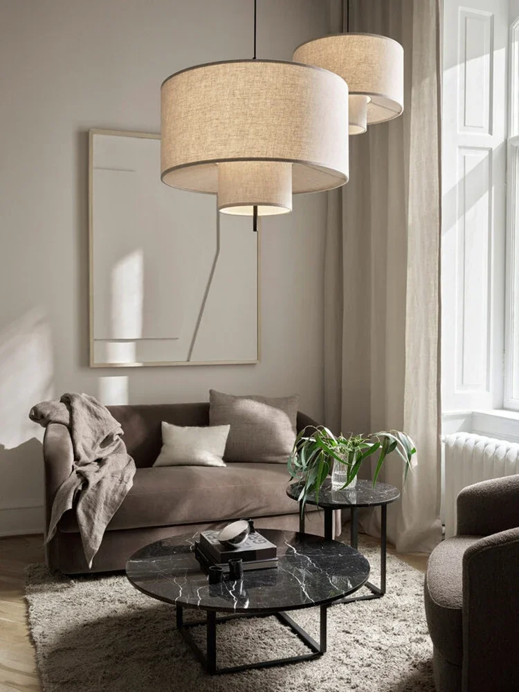 Nordic Pendant Light Simple Modern New Chinese Style Living Room Bedroom Restaurant Linen Fabric Art Pendant Light
Nordic Pendant Light Simple Modern New Chinese Style Living Room Bedroom Restaurant Linen Fabric Art Pendant Light