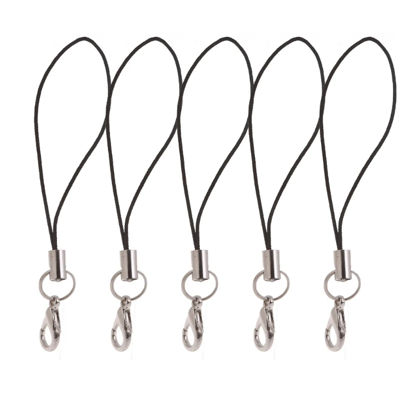 5 шт. шнурок для USB-флешки, беспроводной брелок для наушников, универсальный нейлоновый ремешок с защитой от потери, черный 
5 шт. шнурок для USB-флешки, беспроводной брелок для наушников, универсальный нейлоновый ремешок с защитой от потери, черный