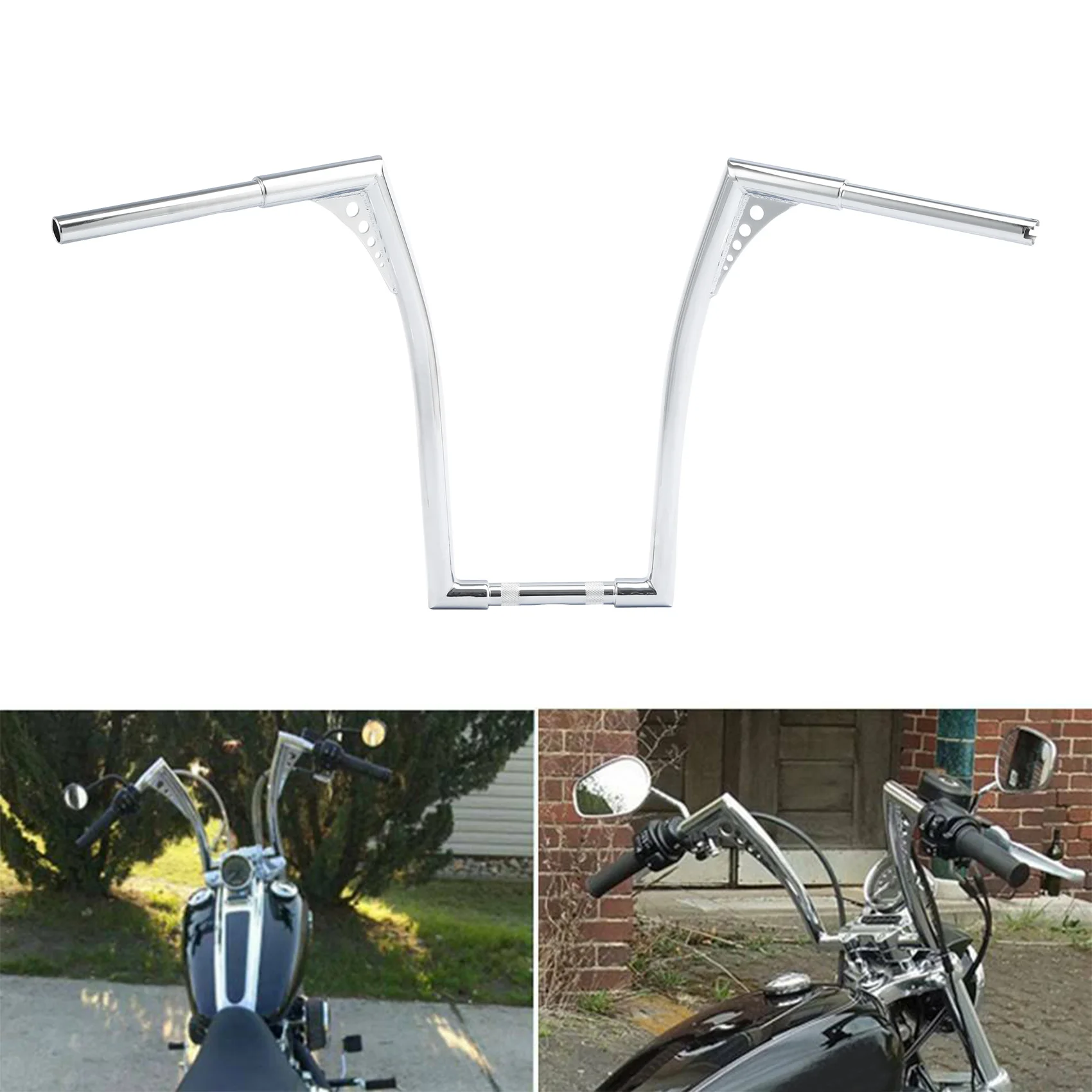 Motorcycle 10/12/14/16/18/20 inch Rise Ape Hangers Handlebar For Harley Sportster XL 883 1200 Softail Custom FLST FXST
Motorcycle 10/12/14/16/18/20 inch Rise Ape Hangers Handlebar For Harley Sportster XL 883 1200 Softail Custom FLST FXST