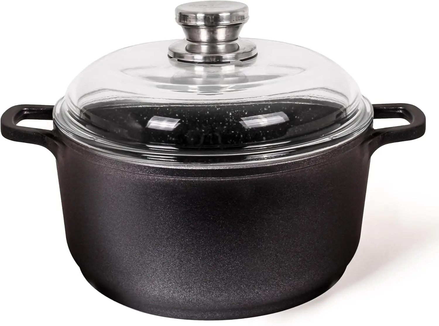 BergHOFF 11" Nonstick Stock pot 7qt., Glass Lid with Built-in Strainer, Induction Ready,Oven Safe
BergHOFF 11" Nonstick Stock pot 7qt., Glass Lid with Built-in Strainer, Induction Ready,Oven Safe